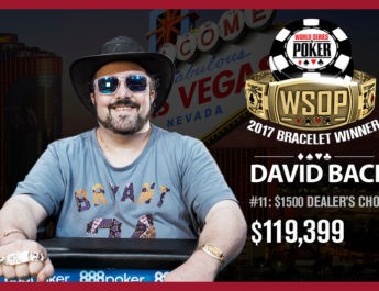 David Bach Wins 2017 World Series of Poker $1,500 Dealer's Choice Event
