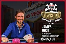 2017 WSOP: James Obst Wins First Bracelet