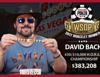 David Bach Wins Second Bracelet Of 2017 World Series of Poker