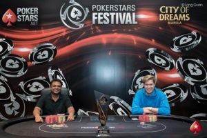 PokerStars Festival Manila: Three more fall, heads up set to start