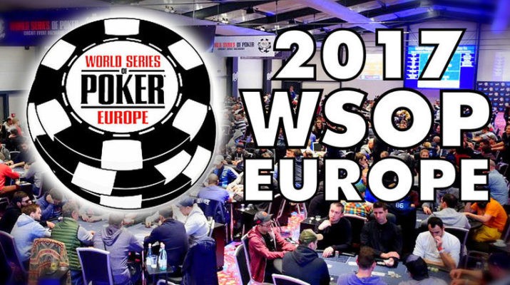 2017 World Series of Poker Europe Main Event Winner Now Guaranteed €1,000,000