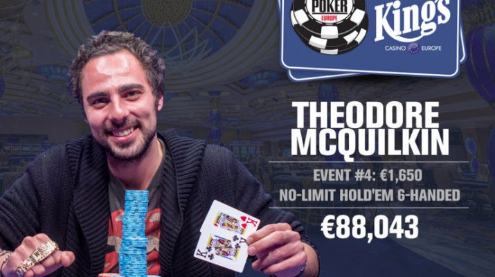 Theodore McQuilkin Wins 2017 World Series of Poker Europe €1,650 Six-Max No-Limit Hold'em