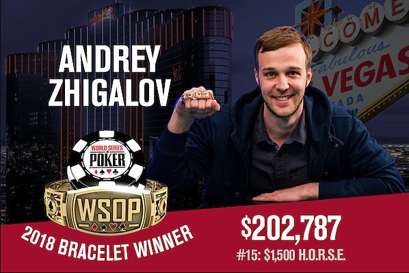Andrey Zhigalov Wins 2018 World Series of Poker $1,500 H.O.R.S.E. Event
