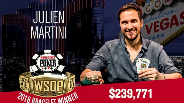 Julien Martini Wins 2018 WSOP $1,500 Omaha Eight-or-Better Event